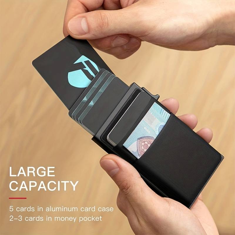 Automatic Pop-Up Metal Wallet