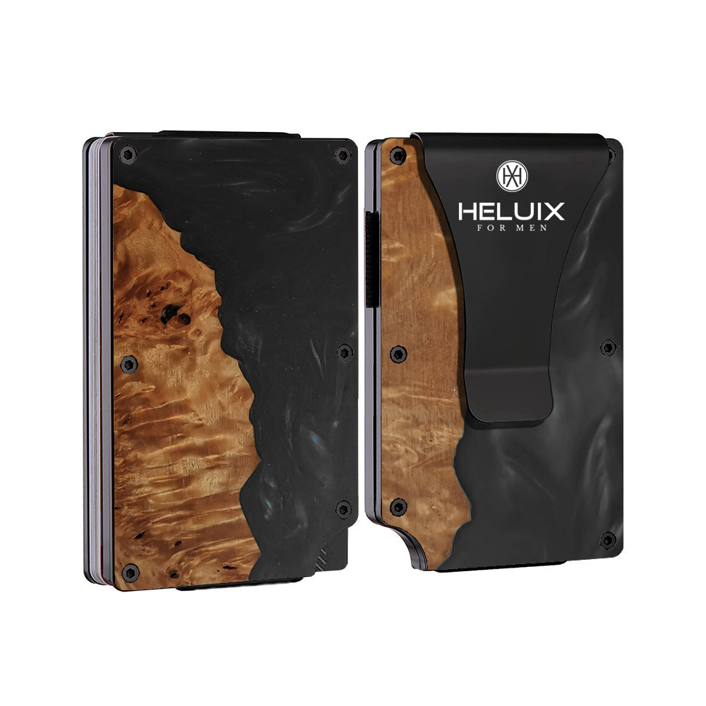 Resin Card Wallet - Black