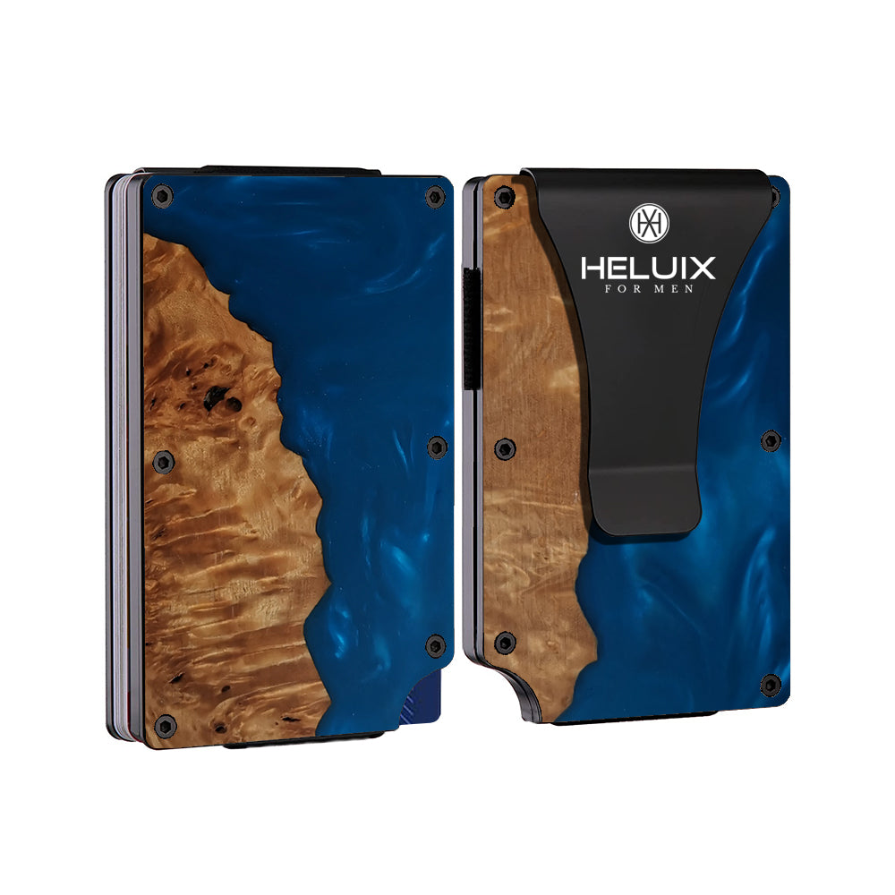 Resin Card Wallet - Blue